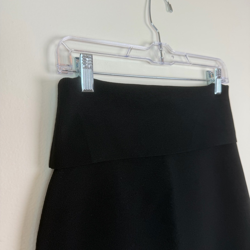 M.M. Lafleur The Harlem Skirt in Black Jardigan Knit Size L - Picture 5 of 12